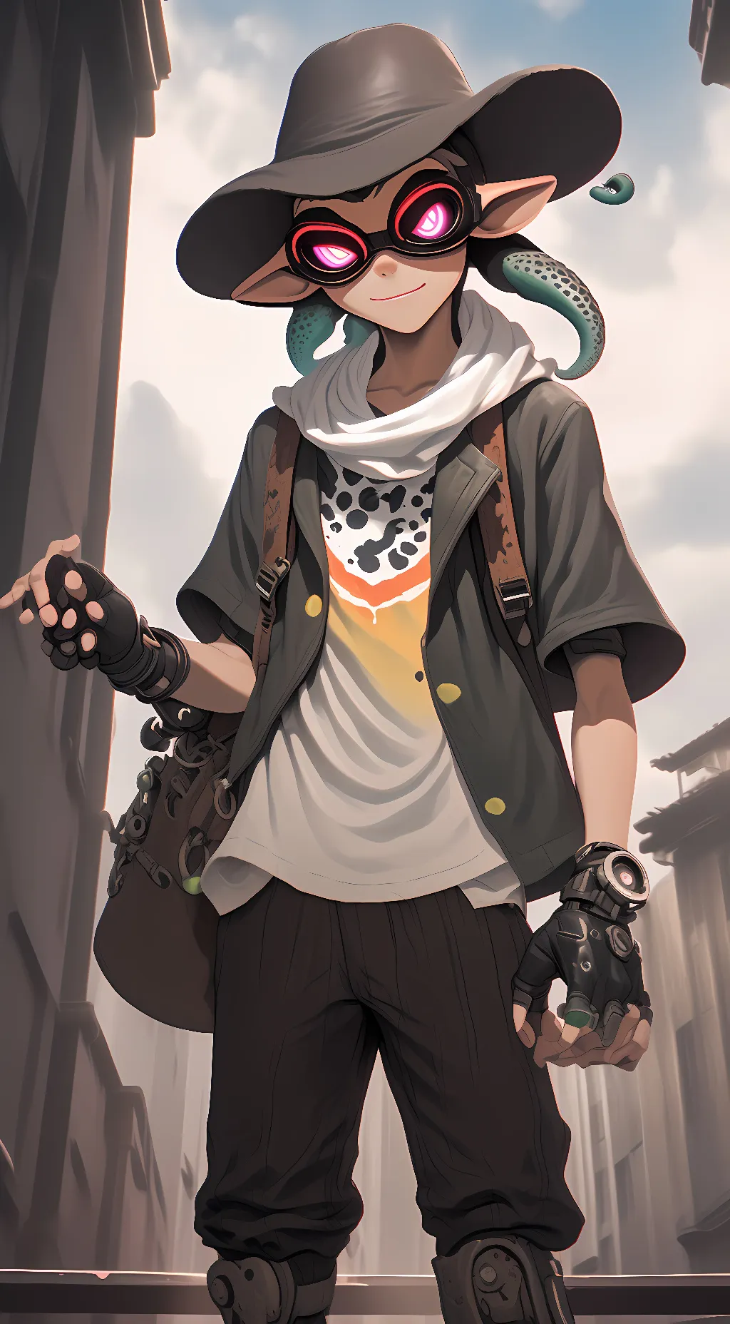 ai character: Splatoon!Reaper background