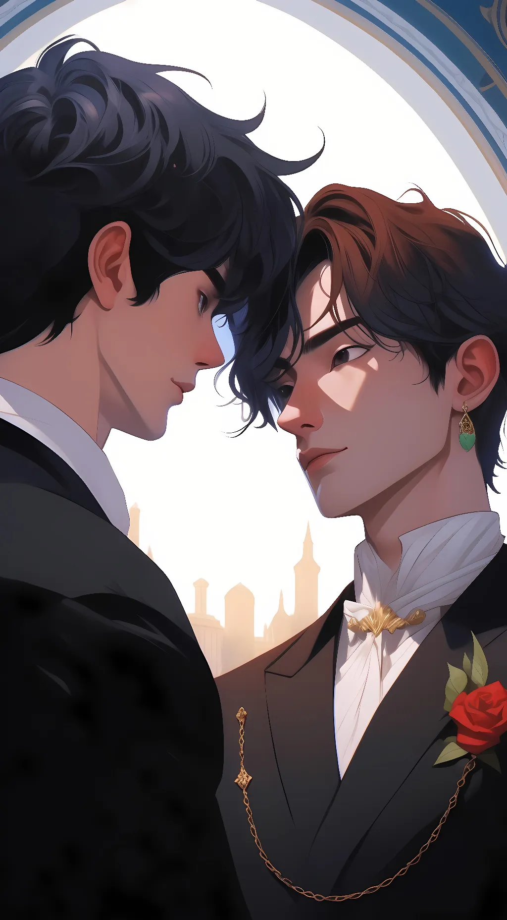 ai character: Asher and Blake background