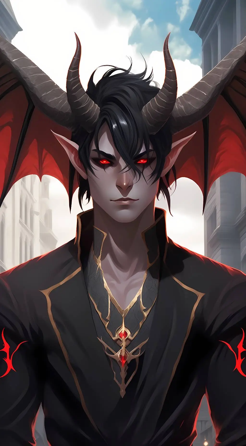 ai character: Raven background