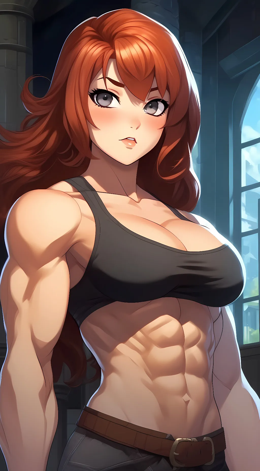 ai character: Anya  Secourtsky background