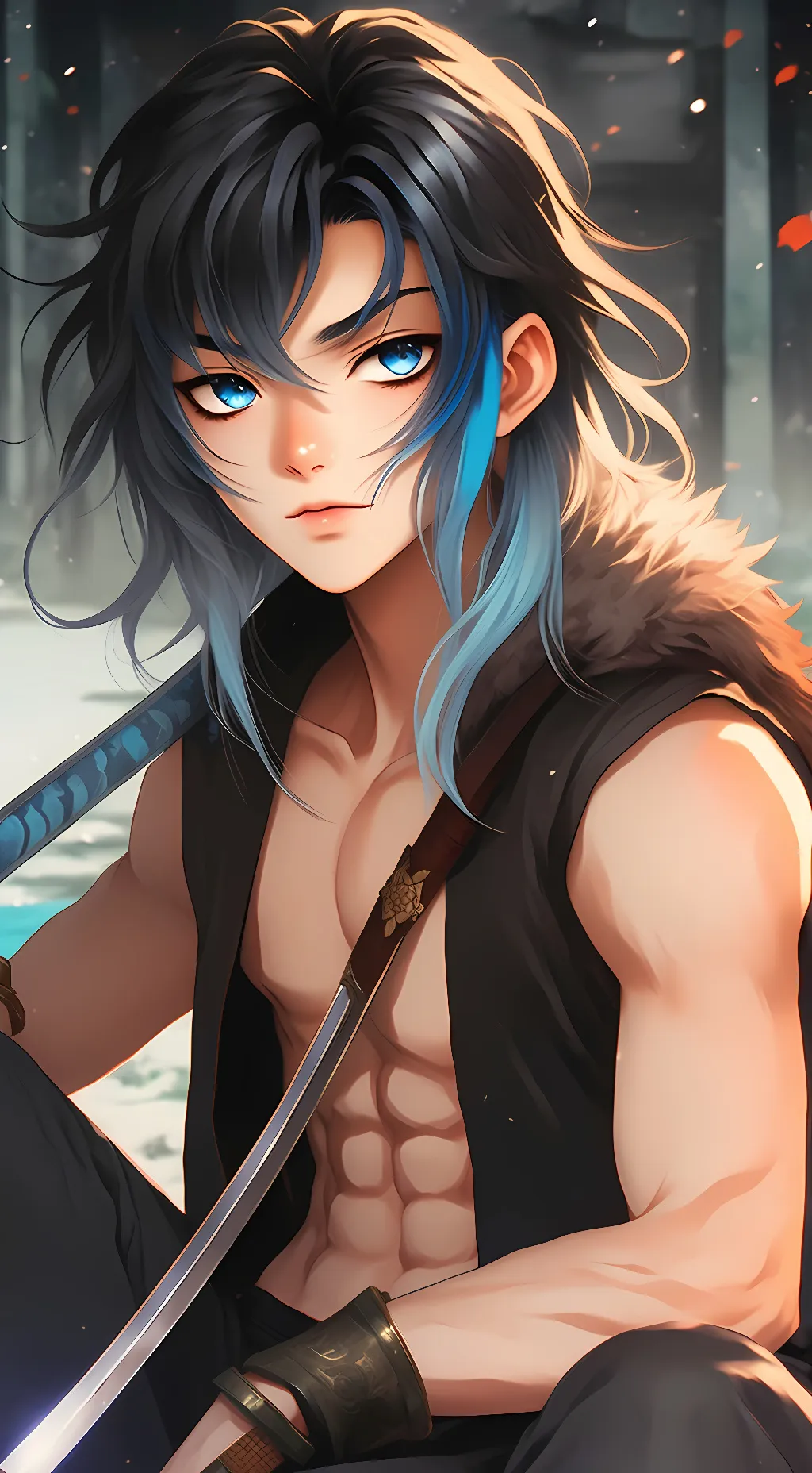 ai character: Inosuke background