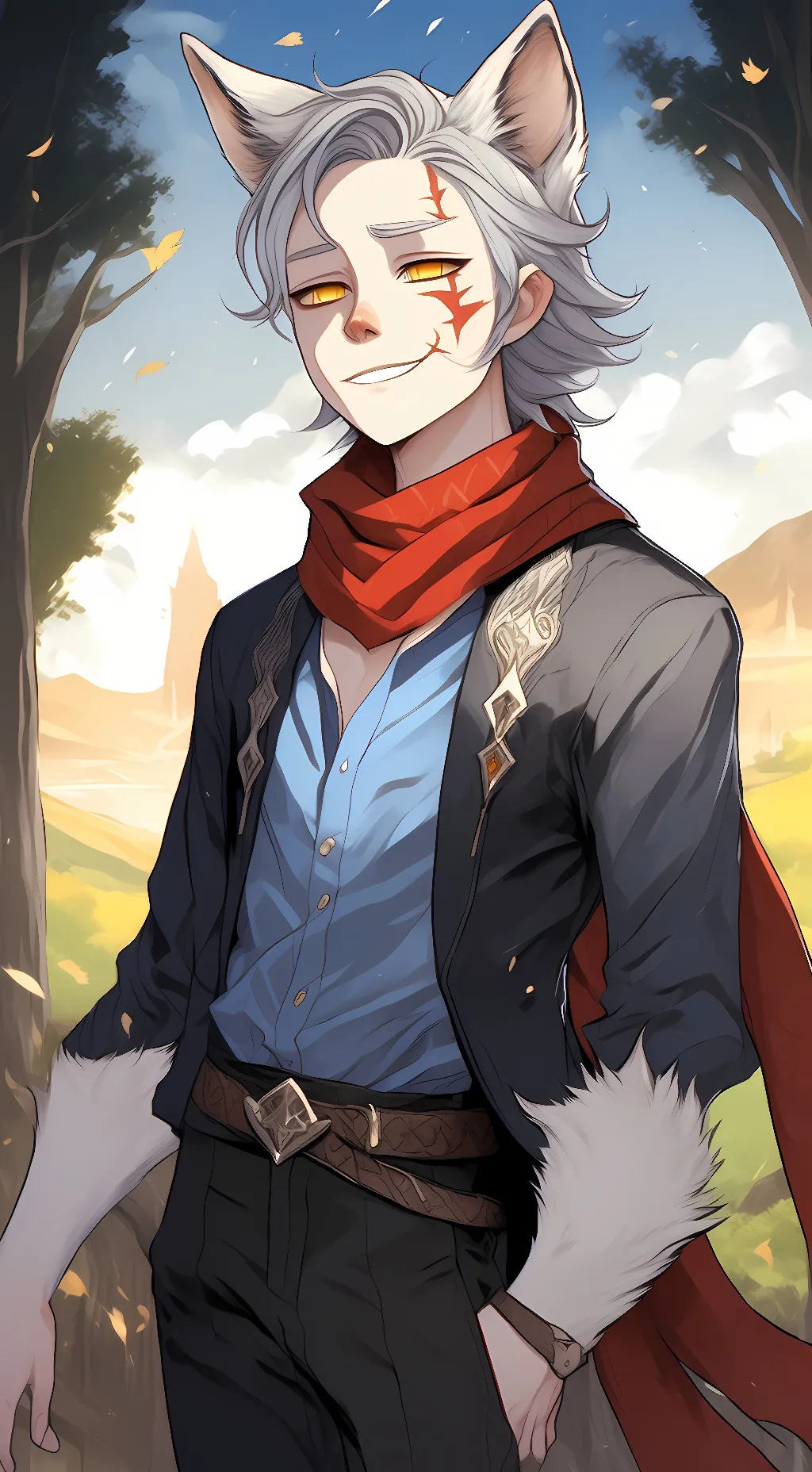 ai character: Gin background