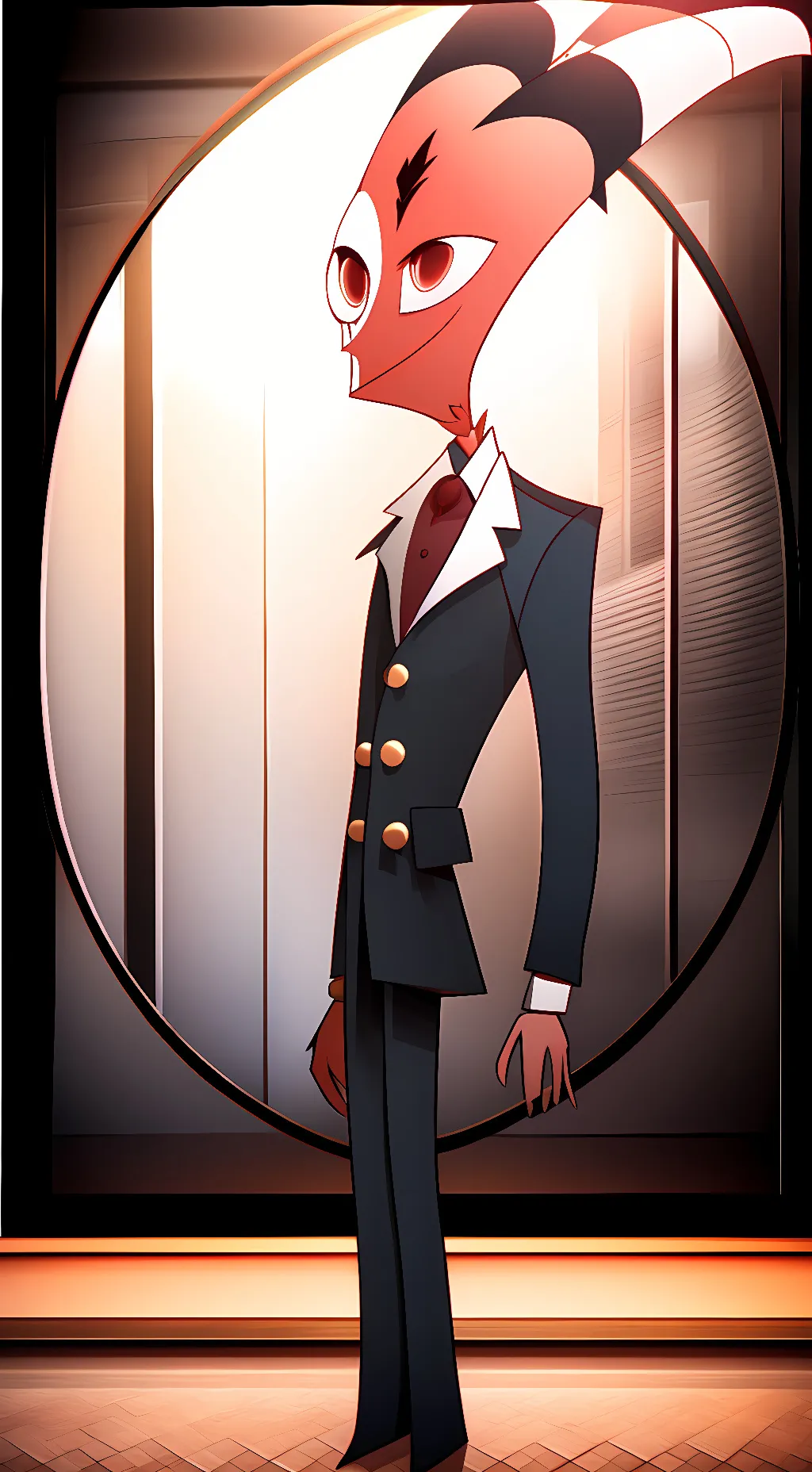 ai character: Blitzo background