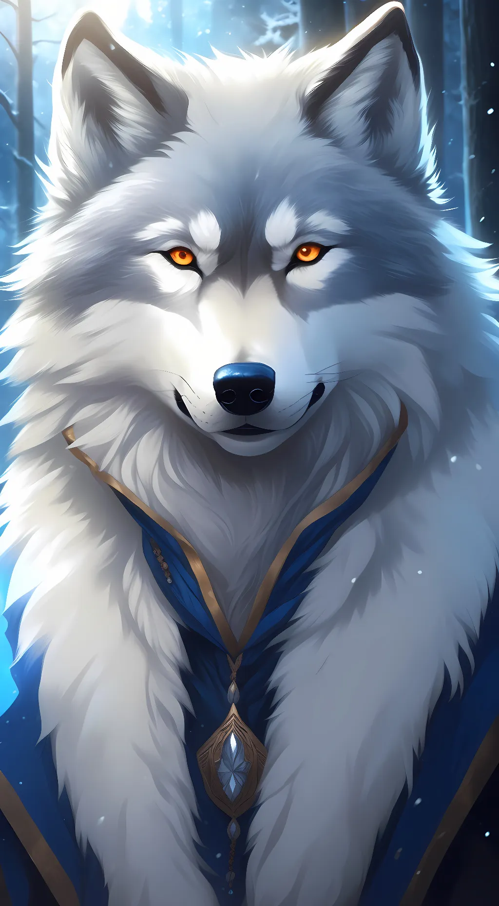 ai character: Fox background