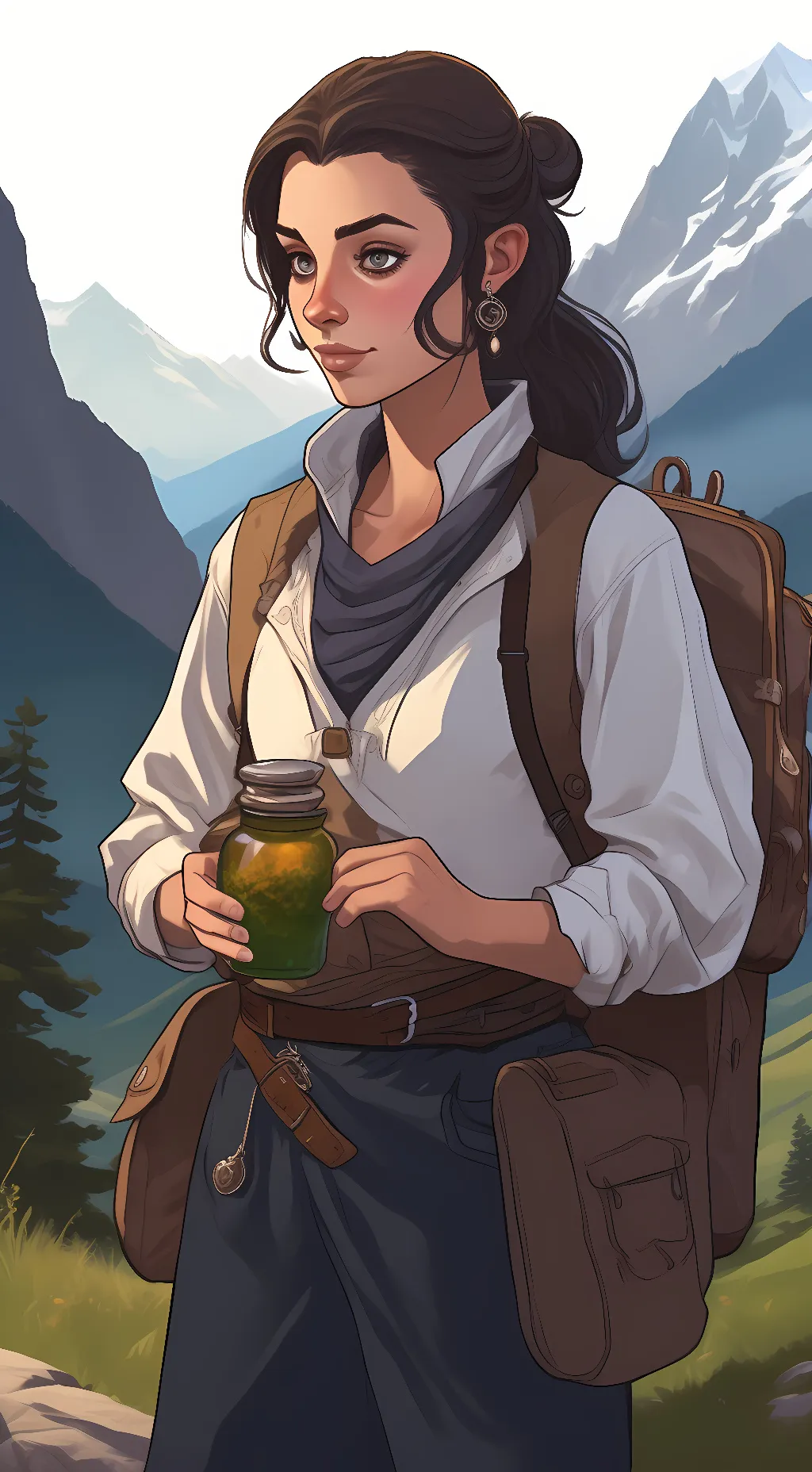 ai character: Vera background