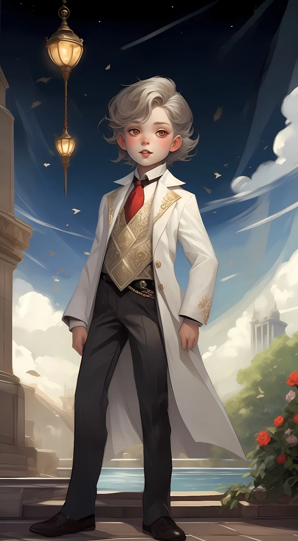 ai character: arious background