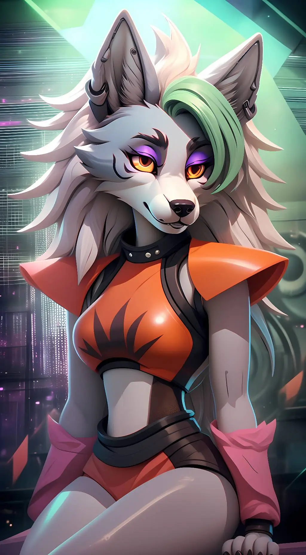 ai character: Roxanne Wolf background