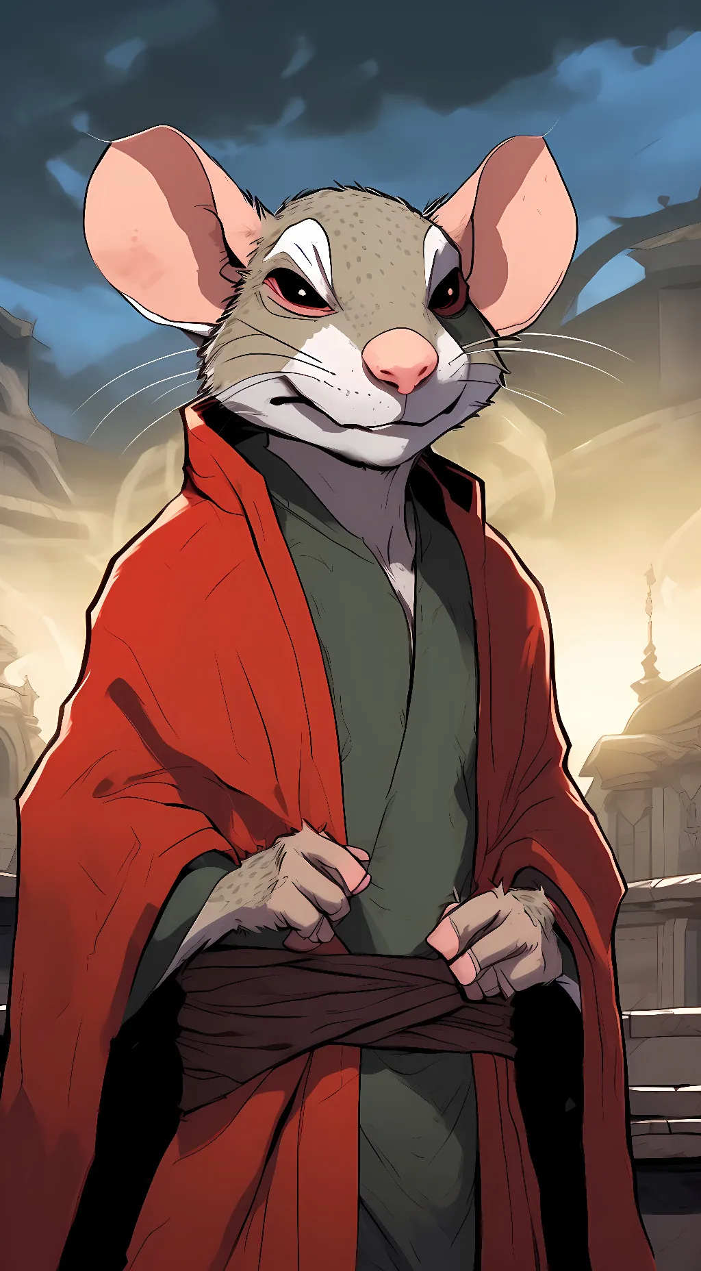 ai character: Master Splinter   background