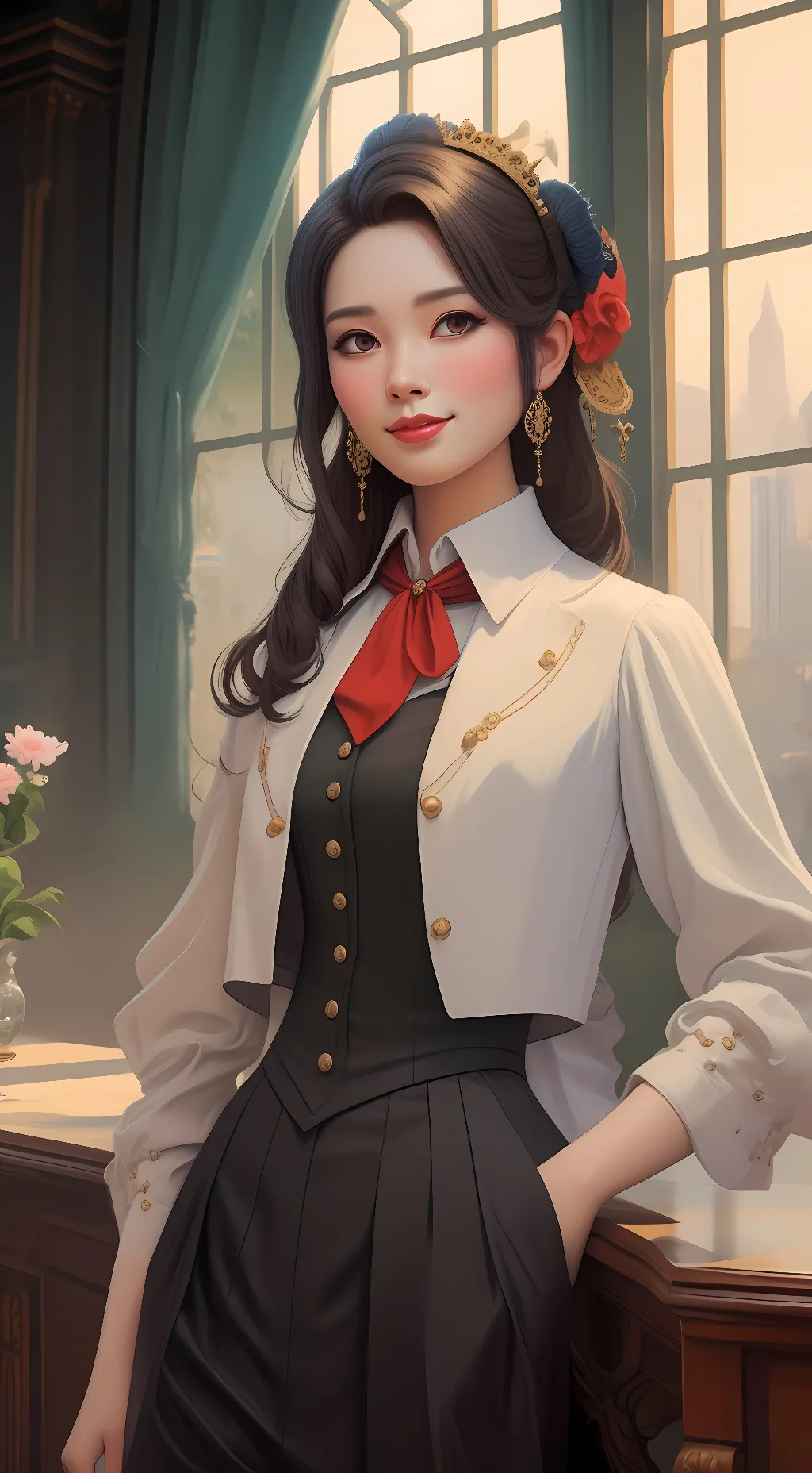 ai character: im ari  background