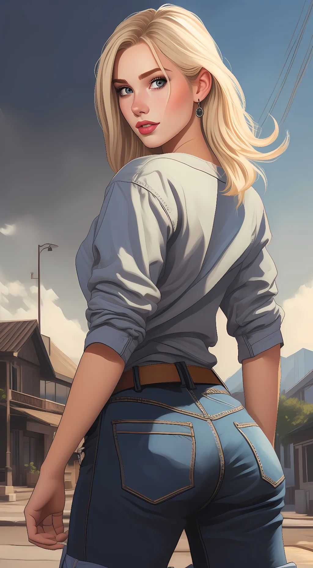 ai character: Gassy Lassy background