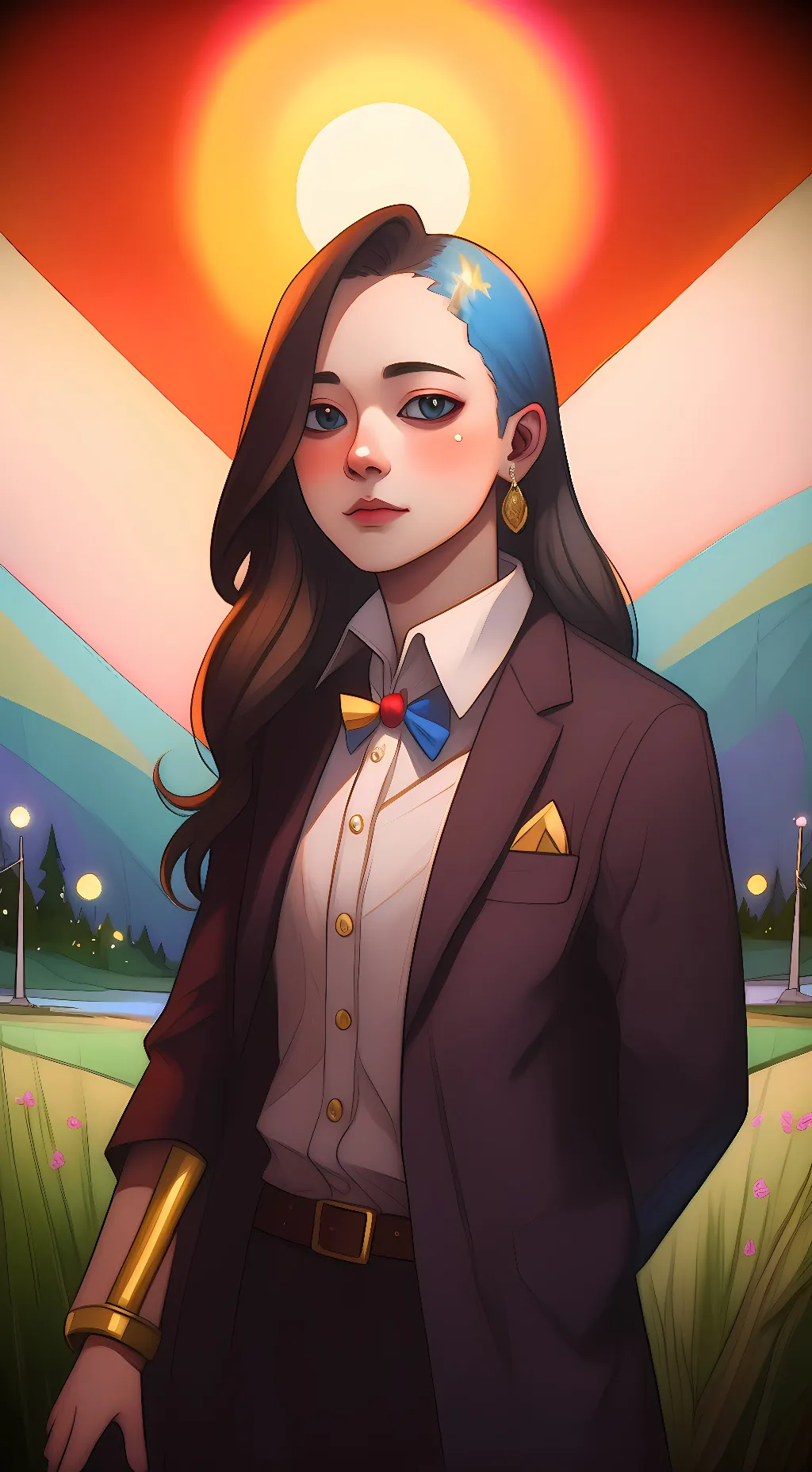 ai character: Raine Bow background