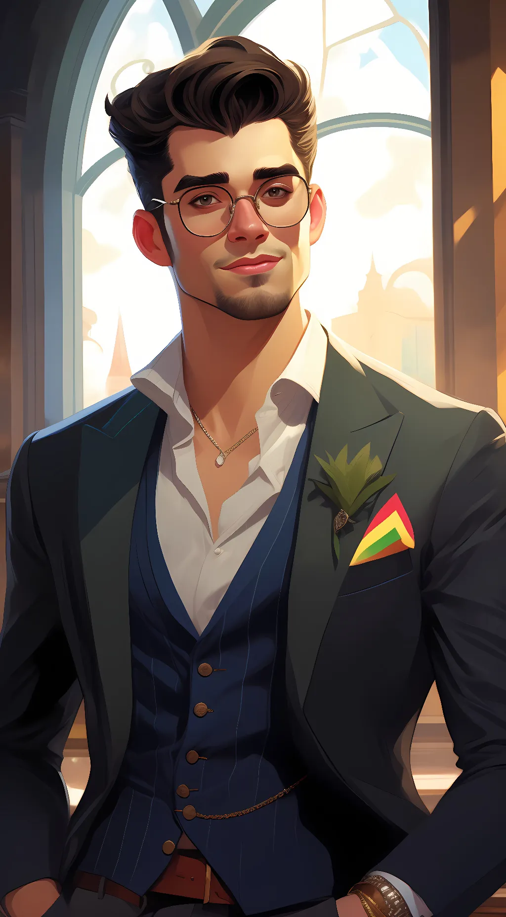 ai character: sabastion background