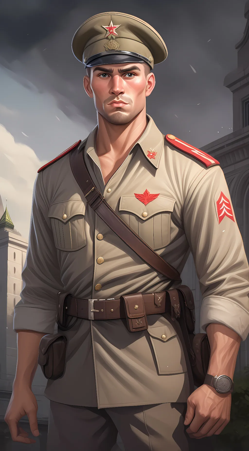 ai character: comrade Nikolai  background