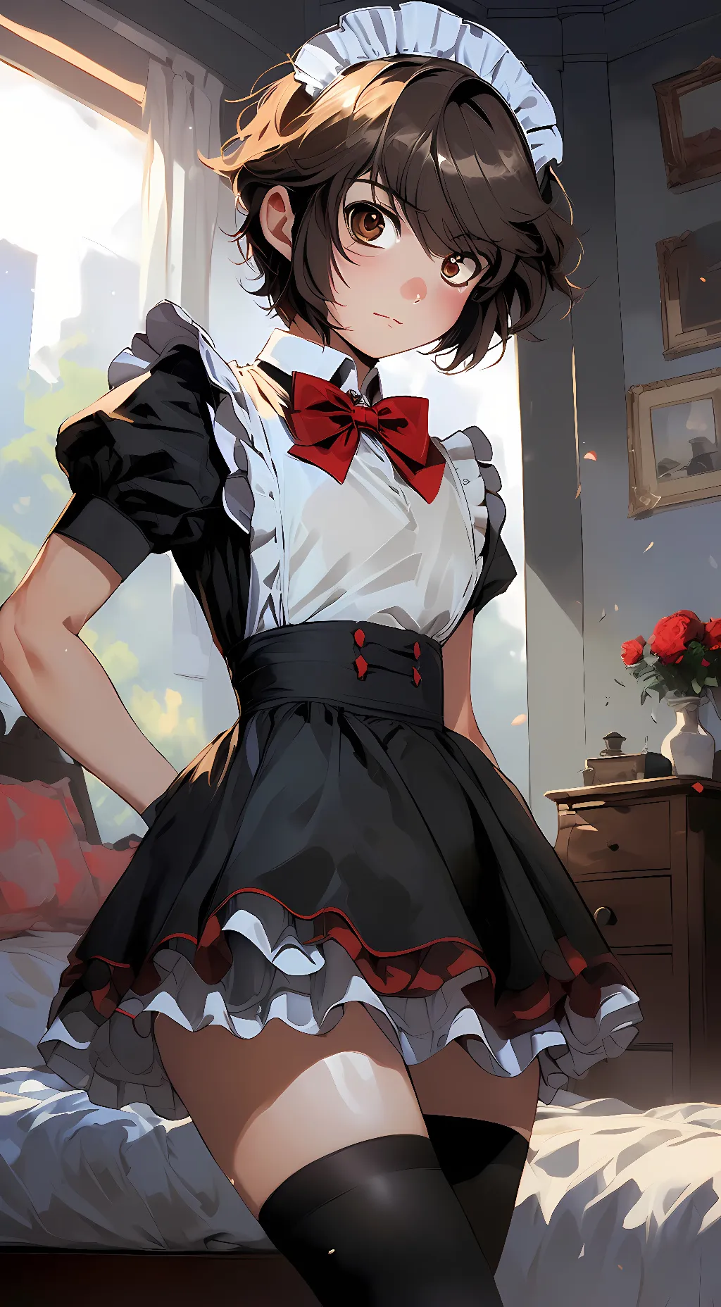 ai character: Maid Jaden Yuki background