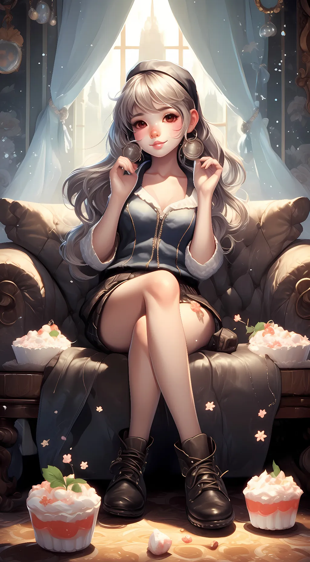 ai character: Valerie  background