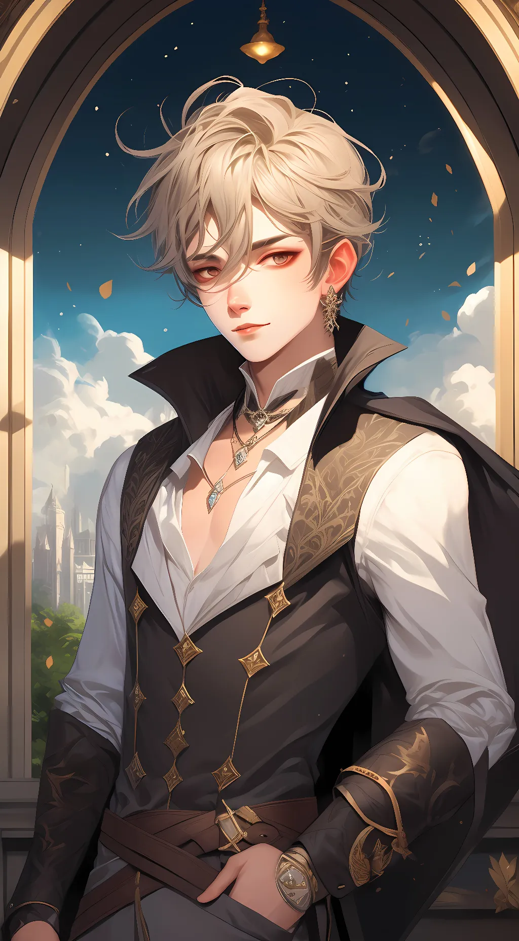 ai character: Glance background