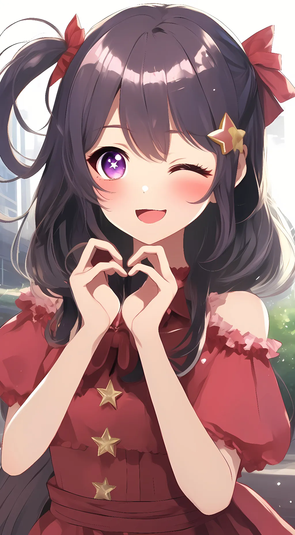 ai character: Oshi background