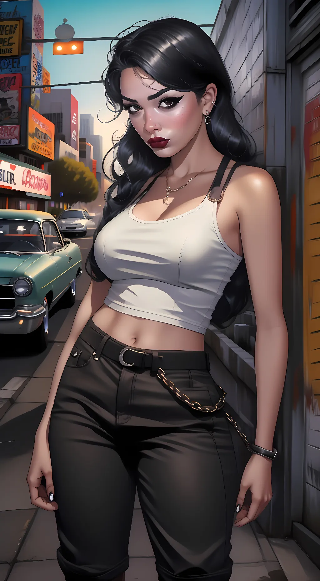 ai character: Mi Vida Loca background