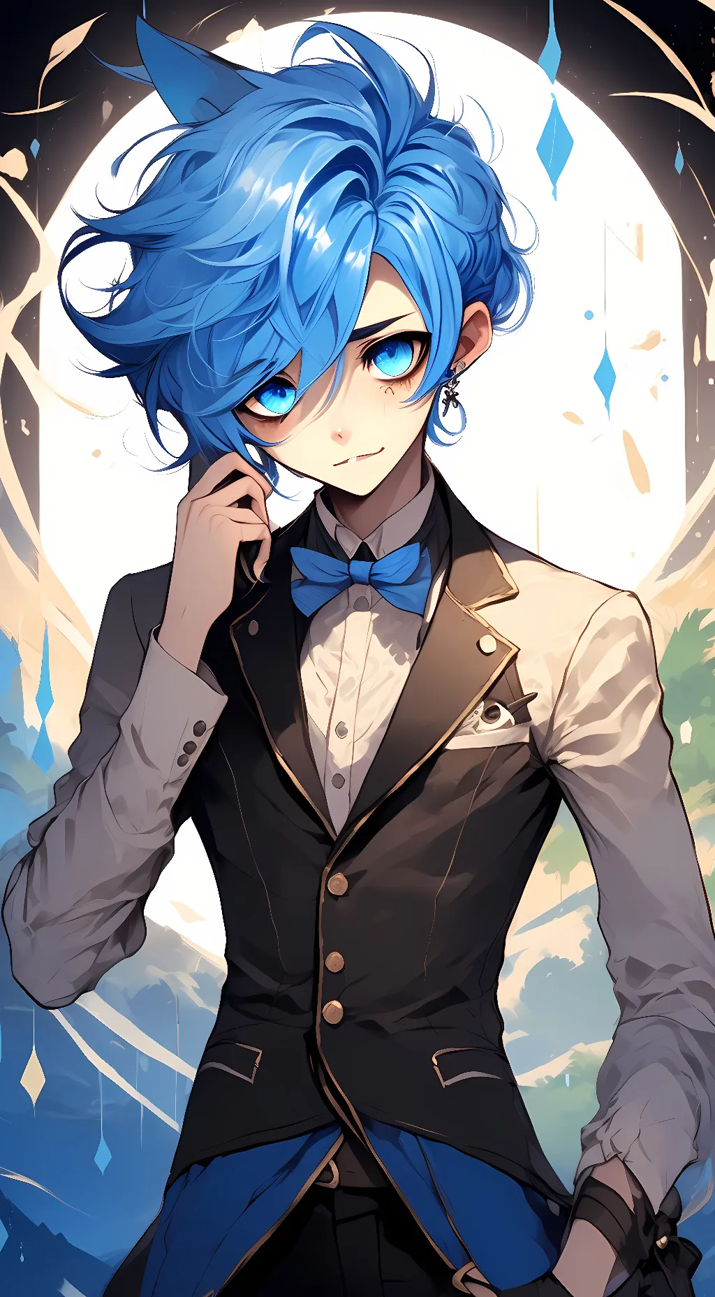 ai character: 2p alastor background