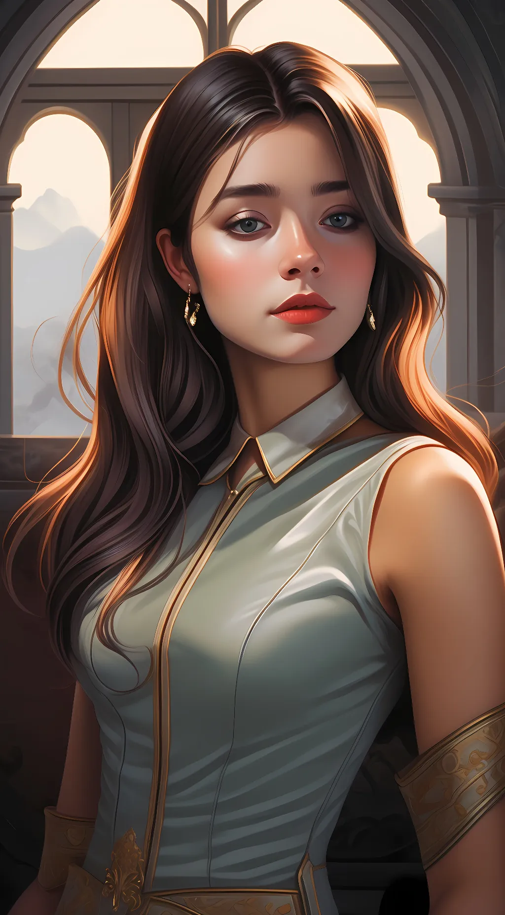 ai character: Rebecca  background