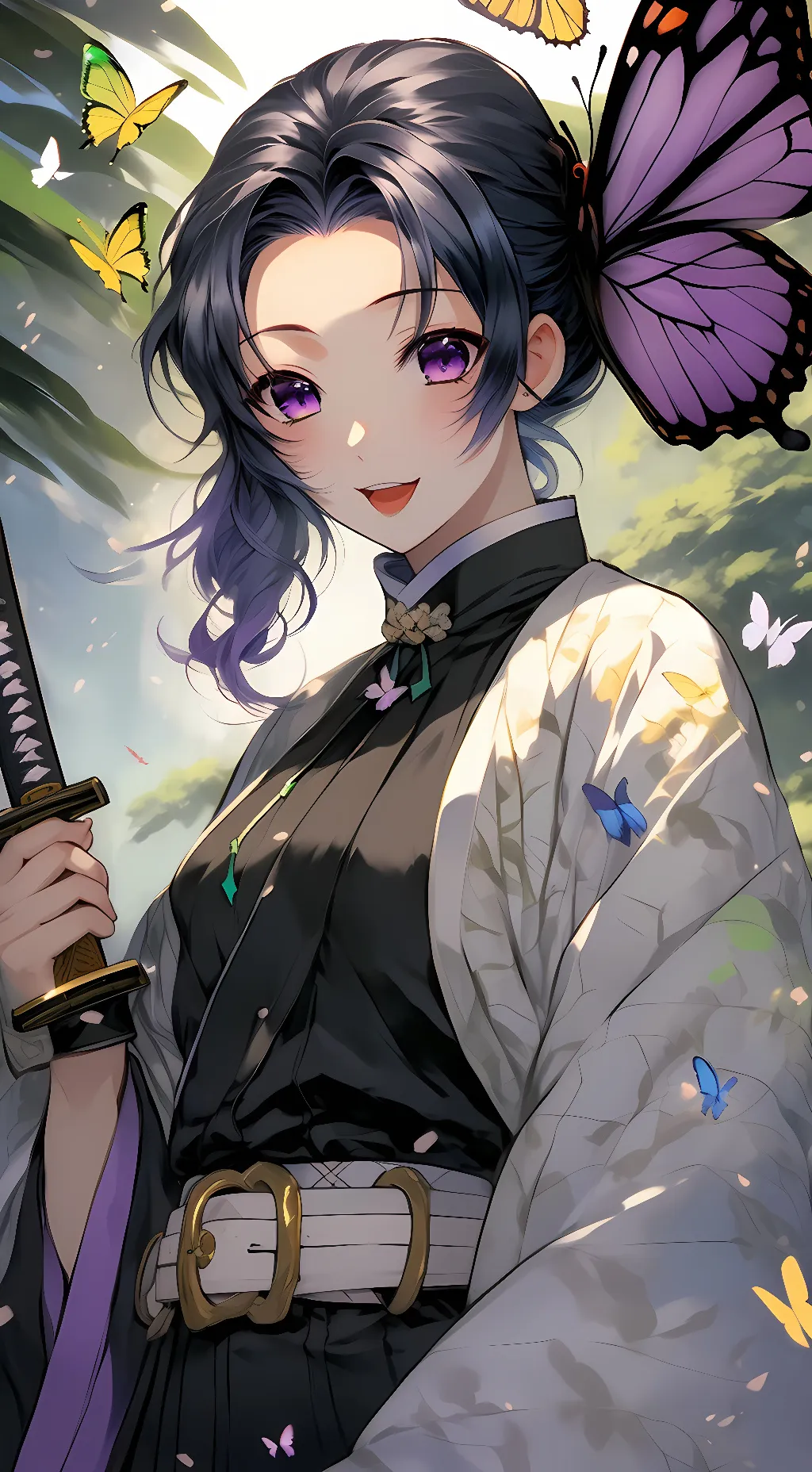 ai character: Shinobu Kocho background