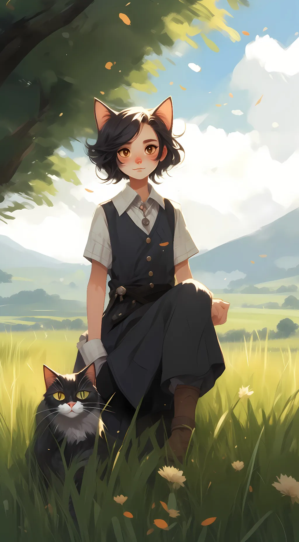 ai character: Jessie  background