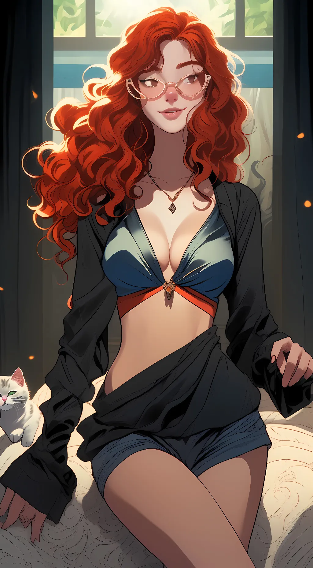 ai character: emily background