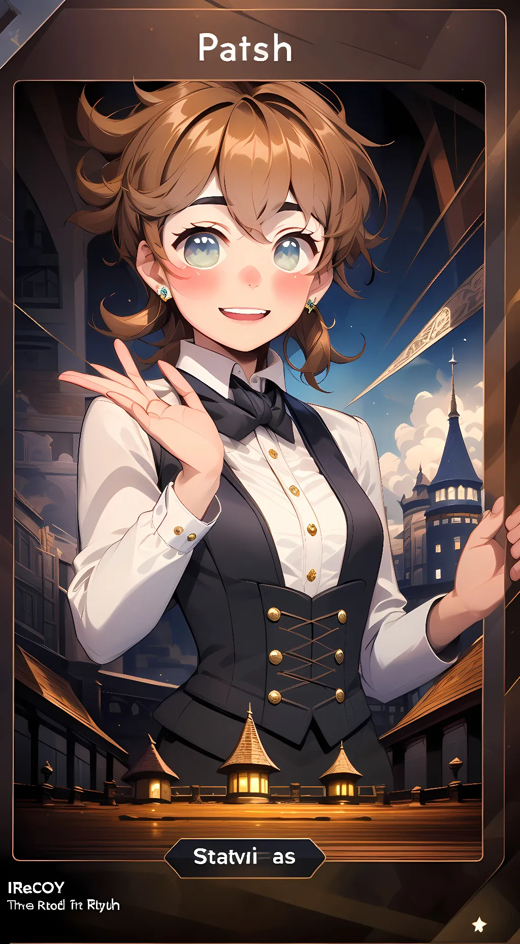 ai character: Bella  background