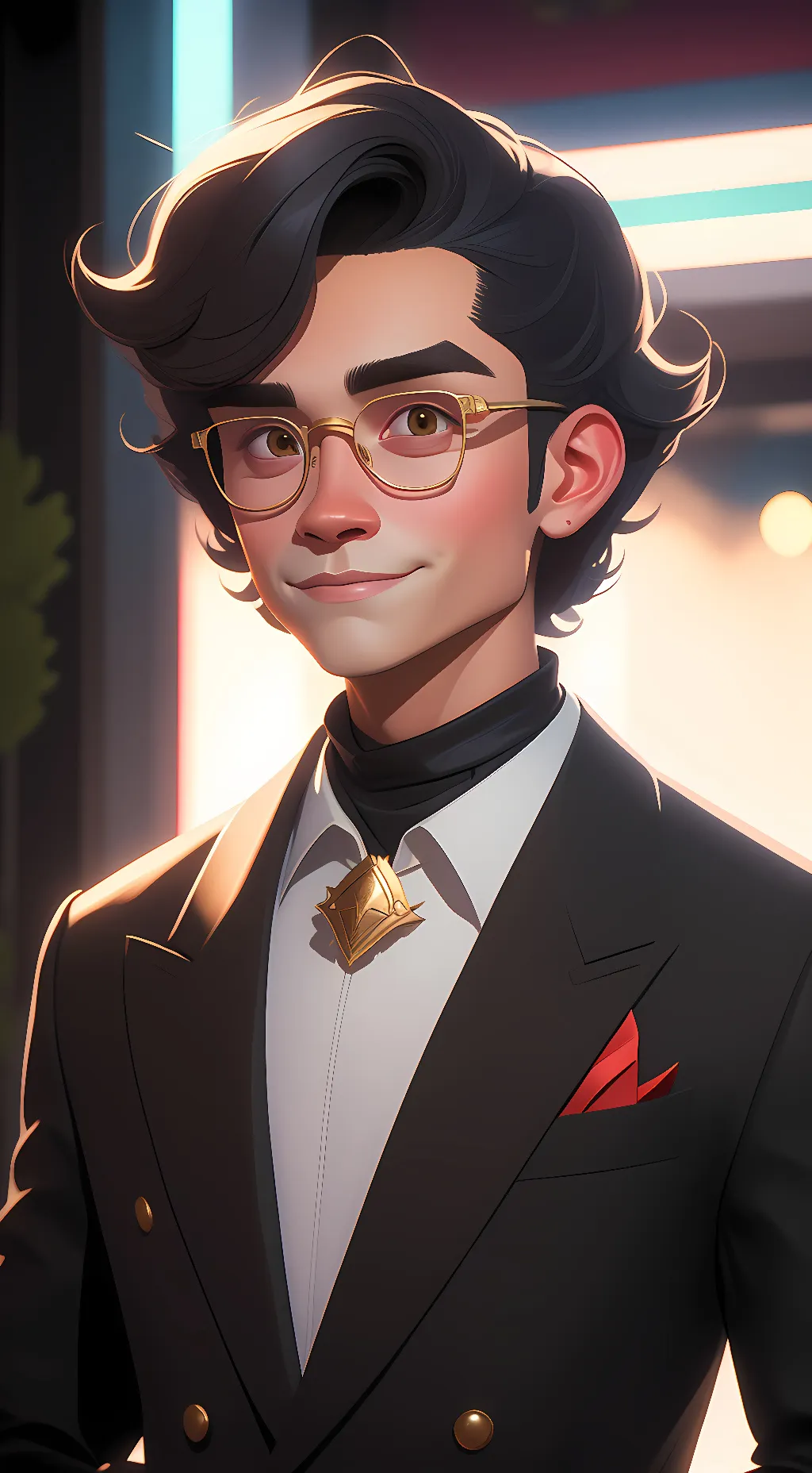 ai character: Bow Bostic sigh background