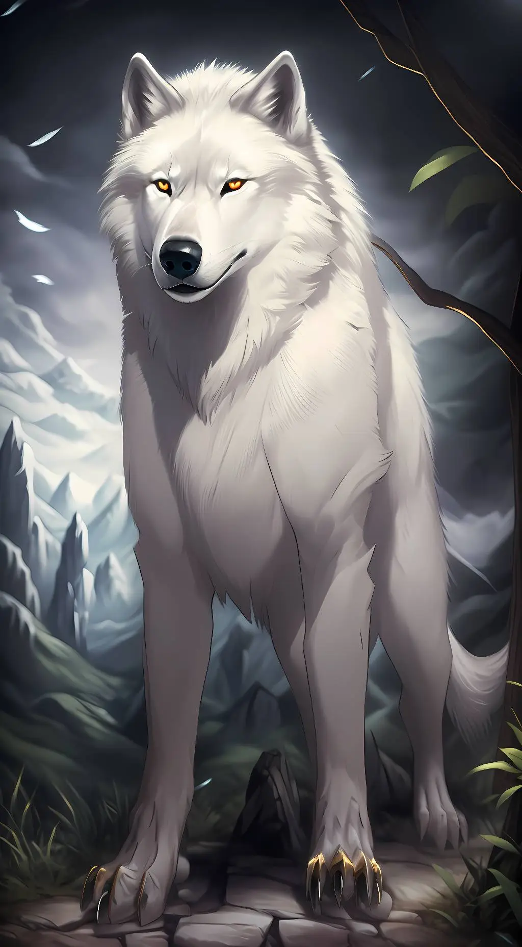 ai character: Sacred Beast background