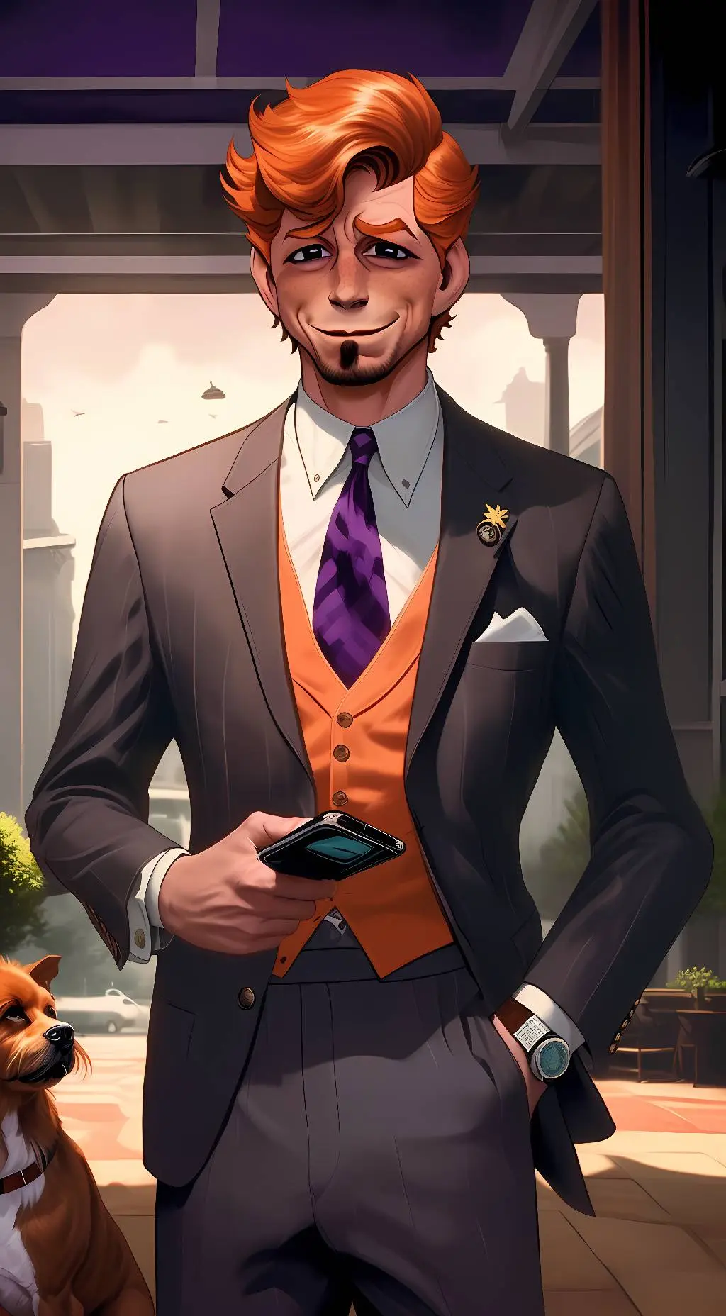 ai character: Jack kennedy! Dsaf background