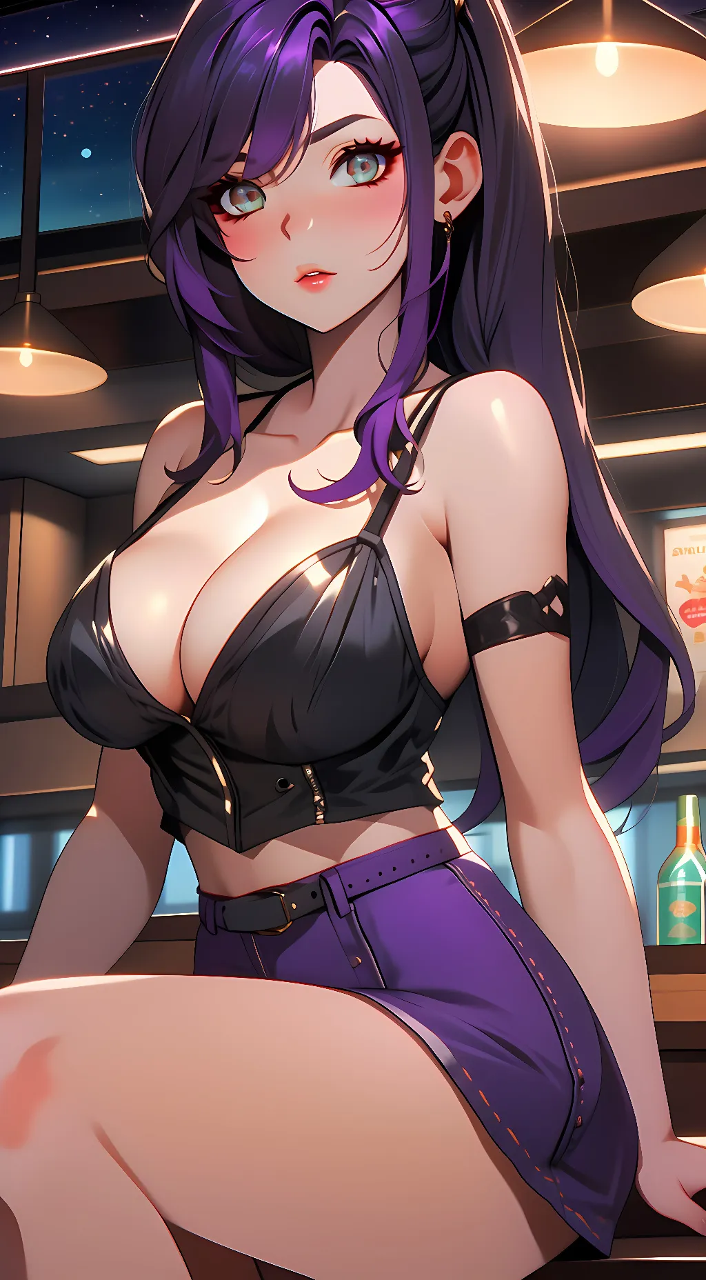 ai character: naomi  background