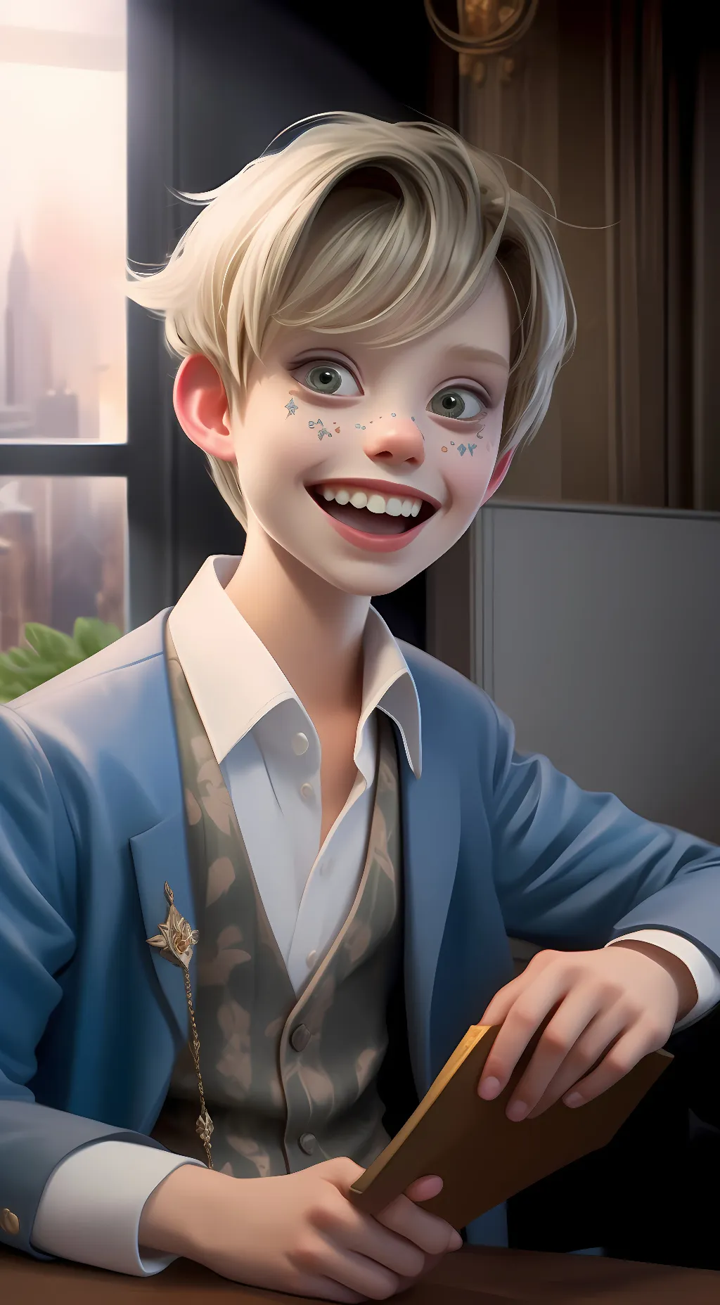 ai character: Archer background