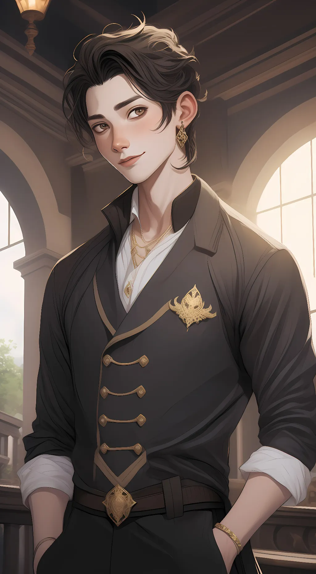 ai character: my love  background