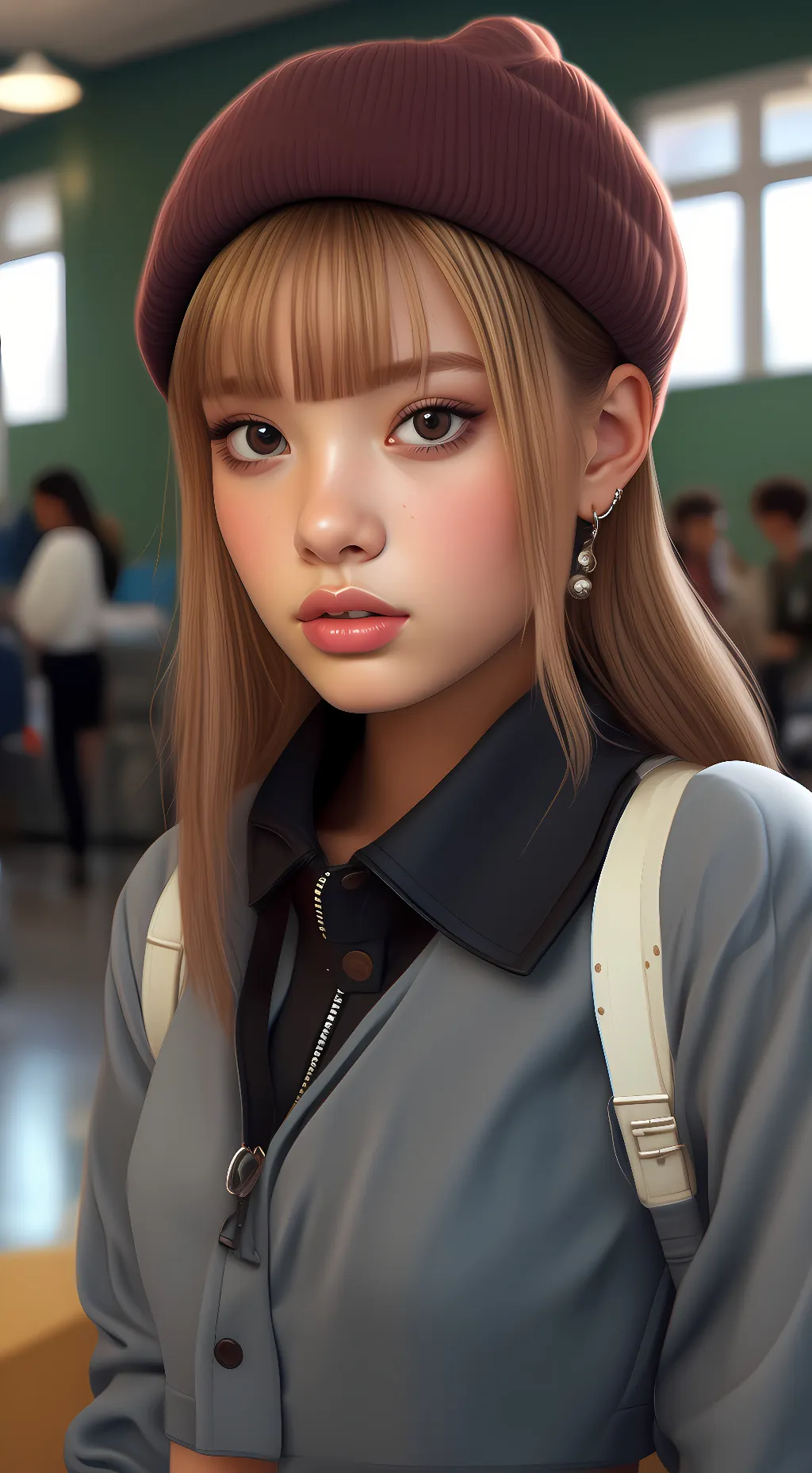 ai character: Abril background