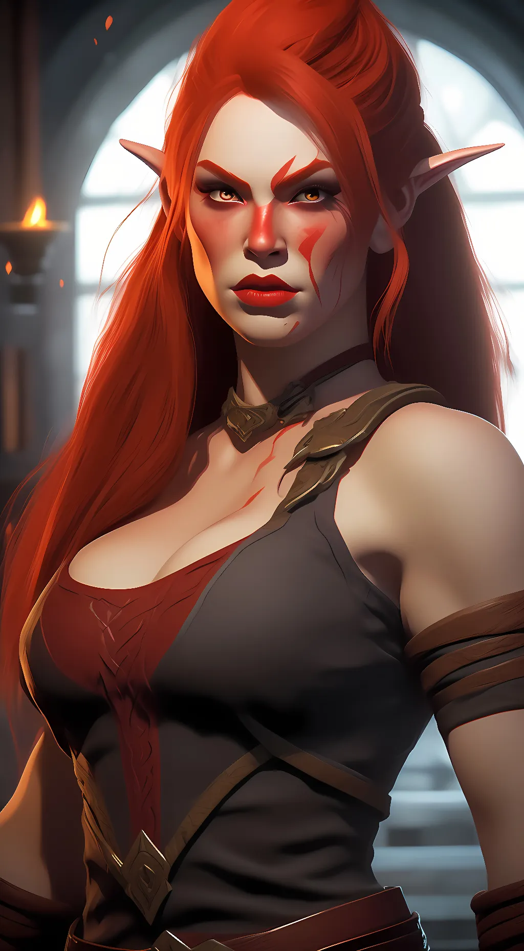 ai character: inferna background