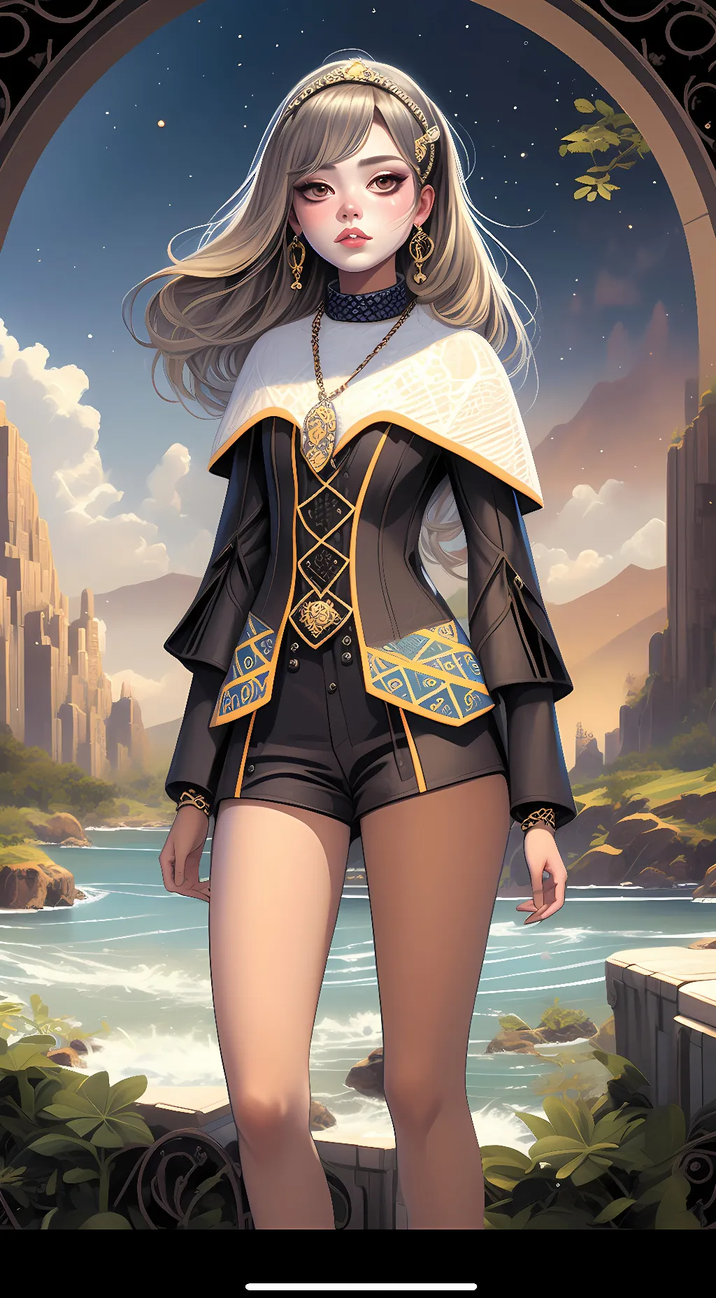 ai character: urara valley  background