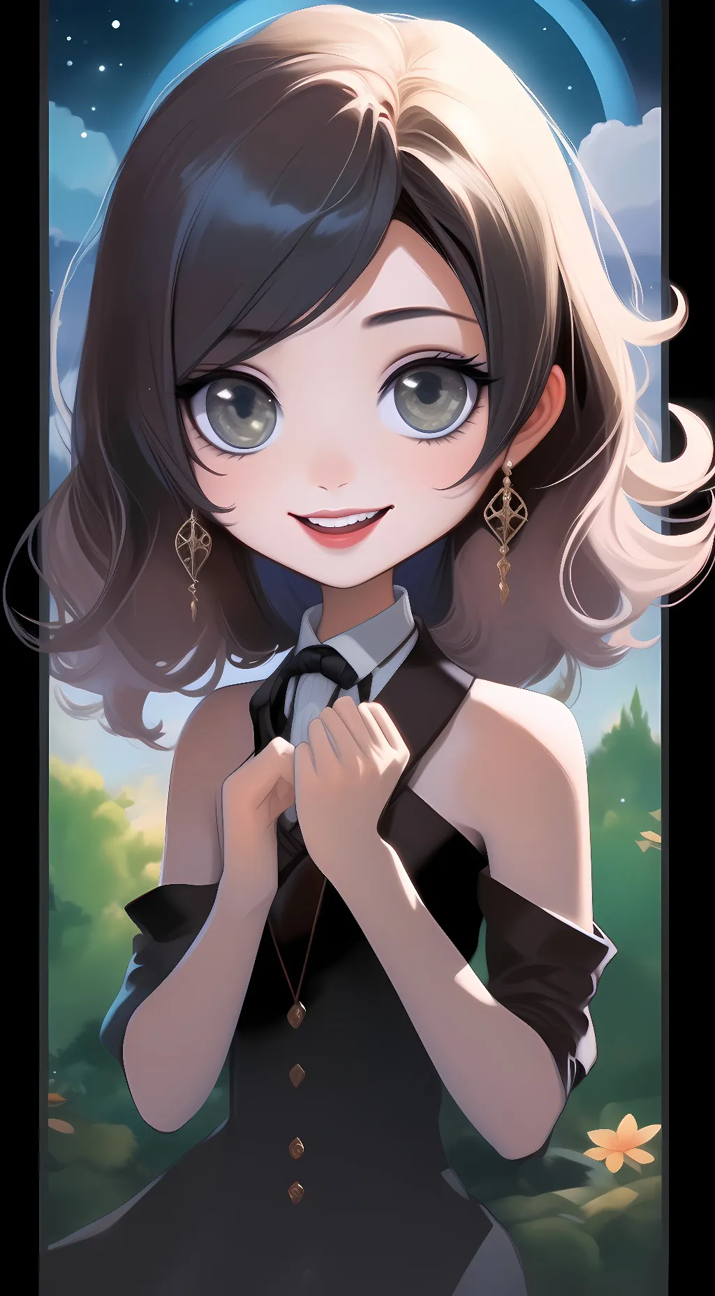 ai character: funneh  background