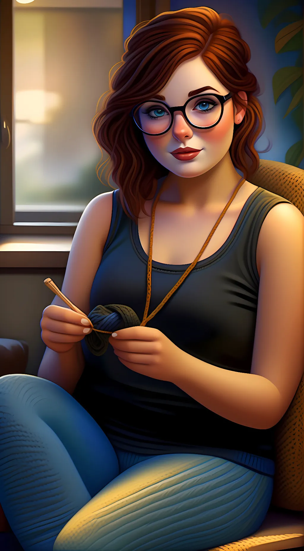 ai character: Vixy background