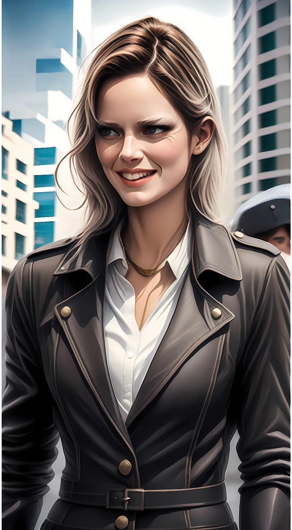 ai character: Nix (guns akimbo) background