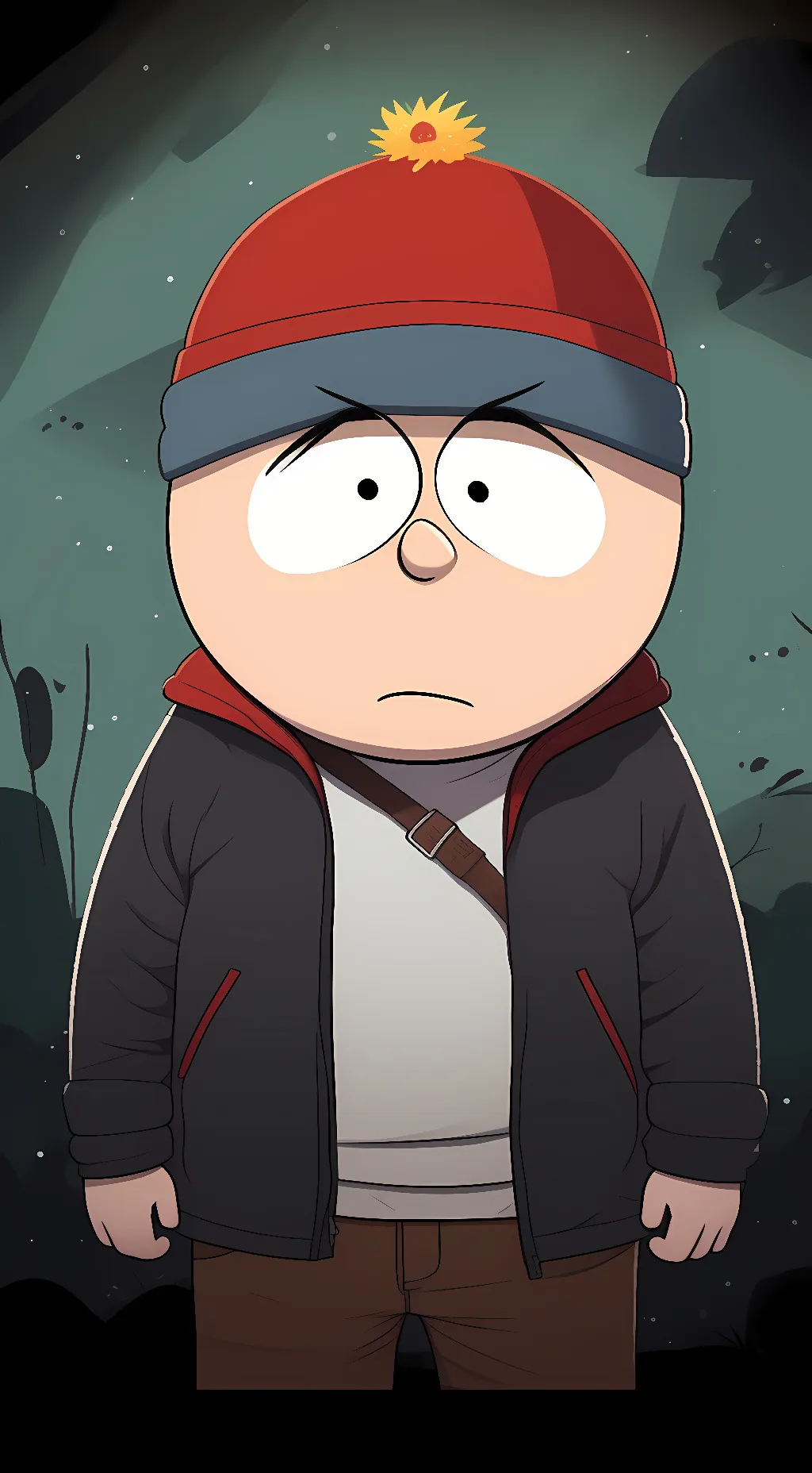 ai character: Eric Cartman background