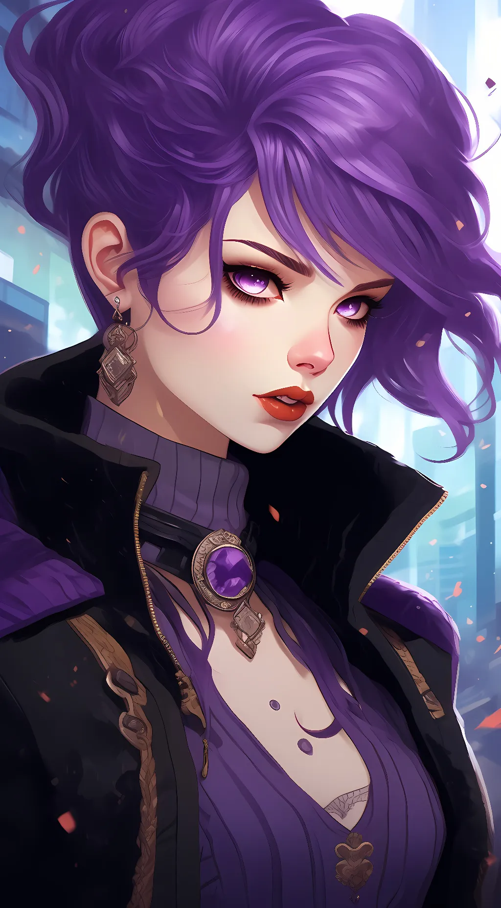 ai character: Sapphire background