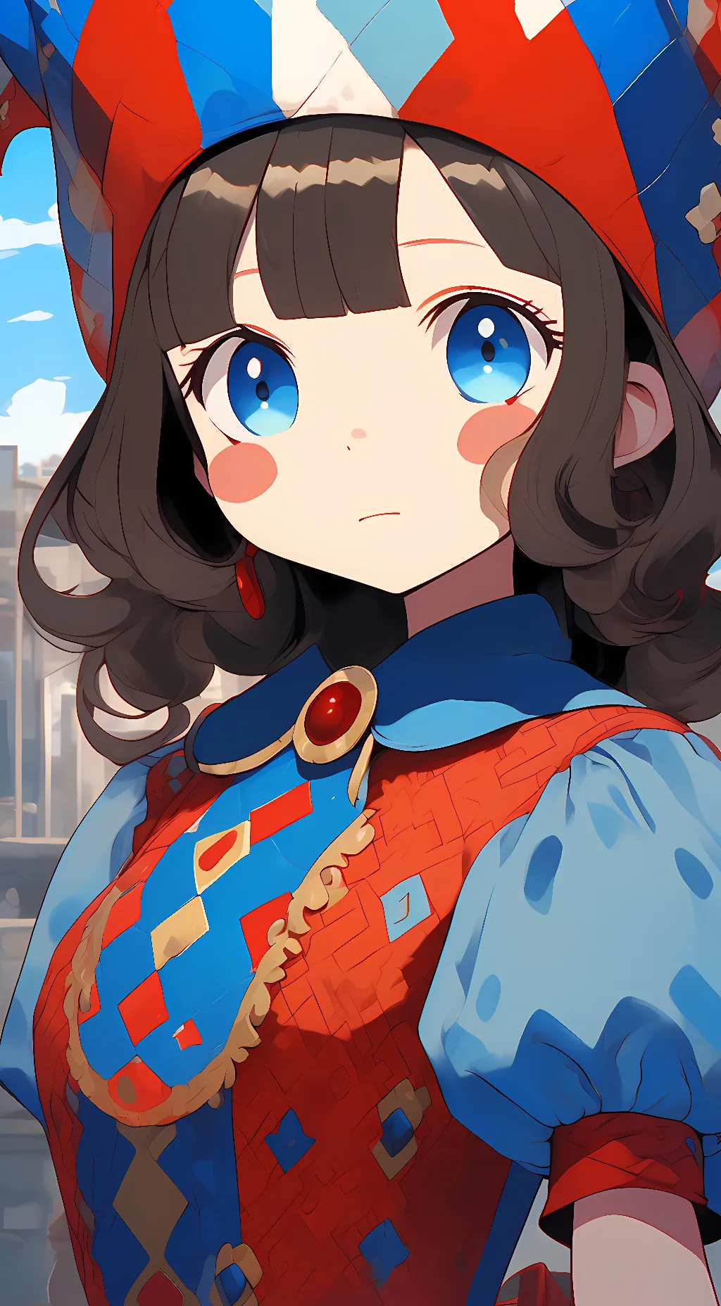 ai character: pomni background