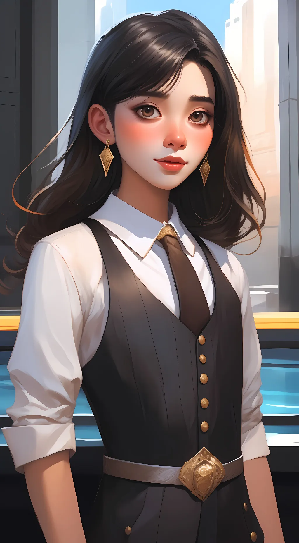 ai character: Charlotte  background