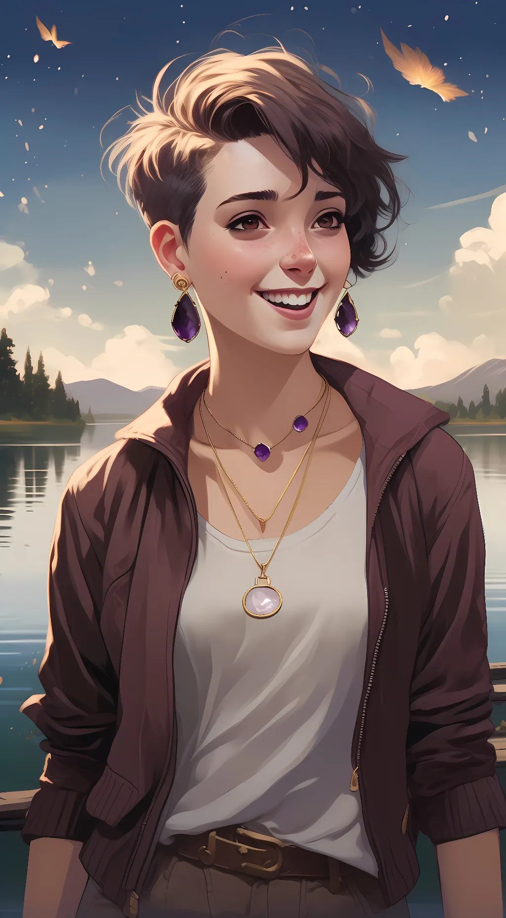 ai character: Fyre background