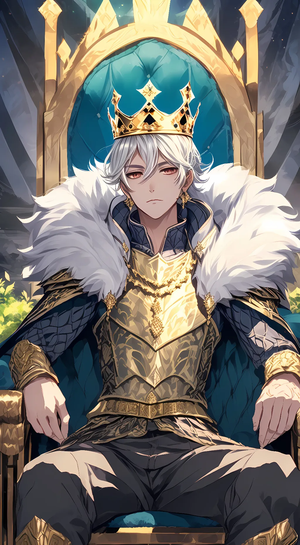 ai character: King Lui background
