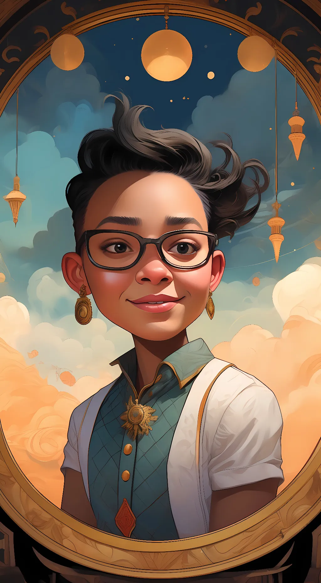 ai character: Lula Afton  background