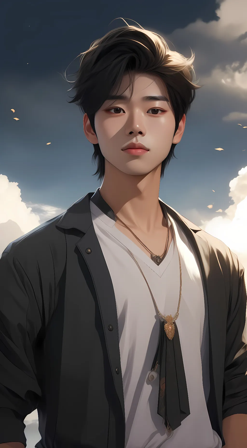 ai character: Kazuya  background