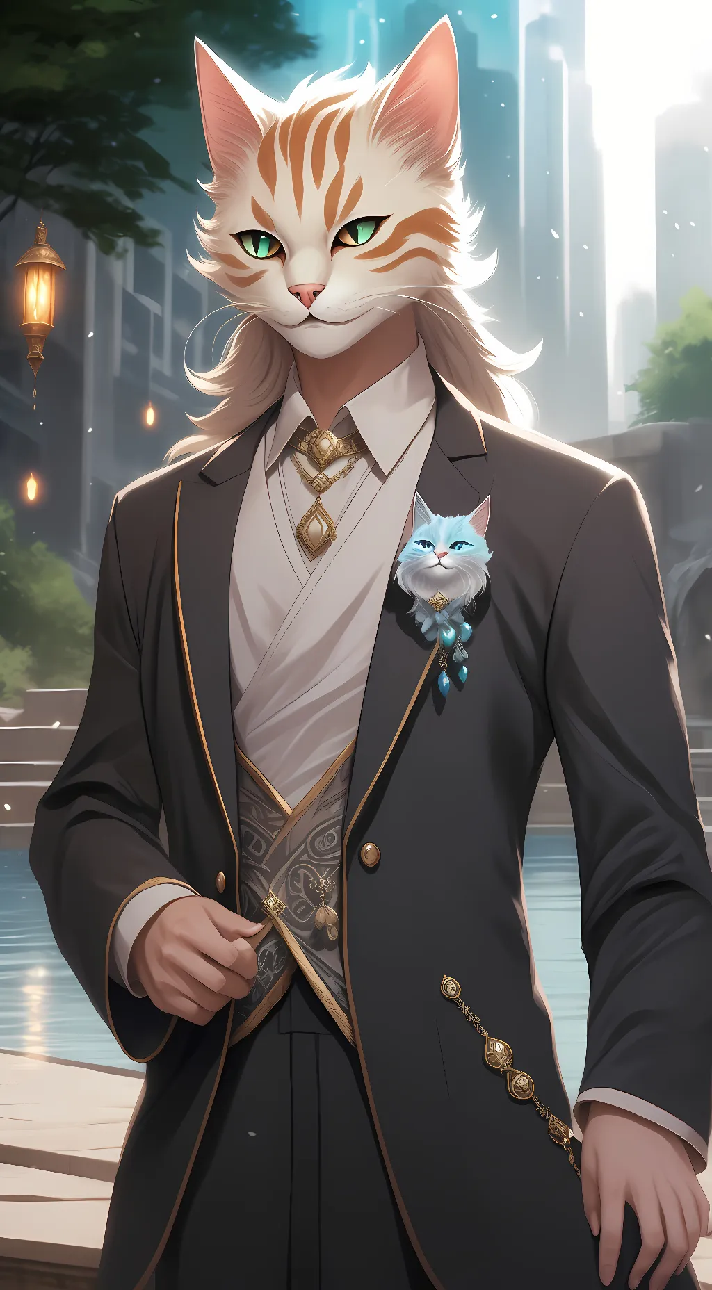 ai character: Dragon background