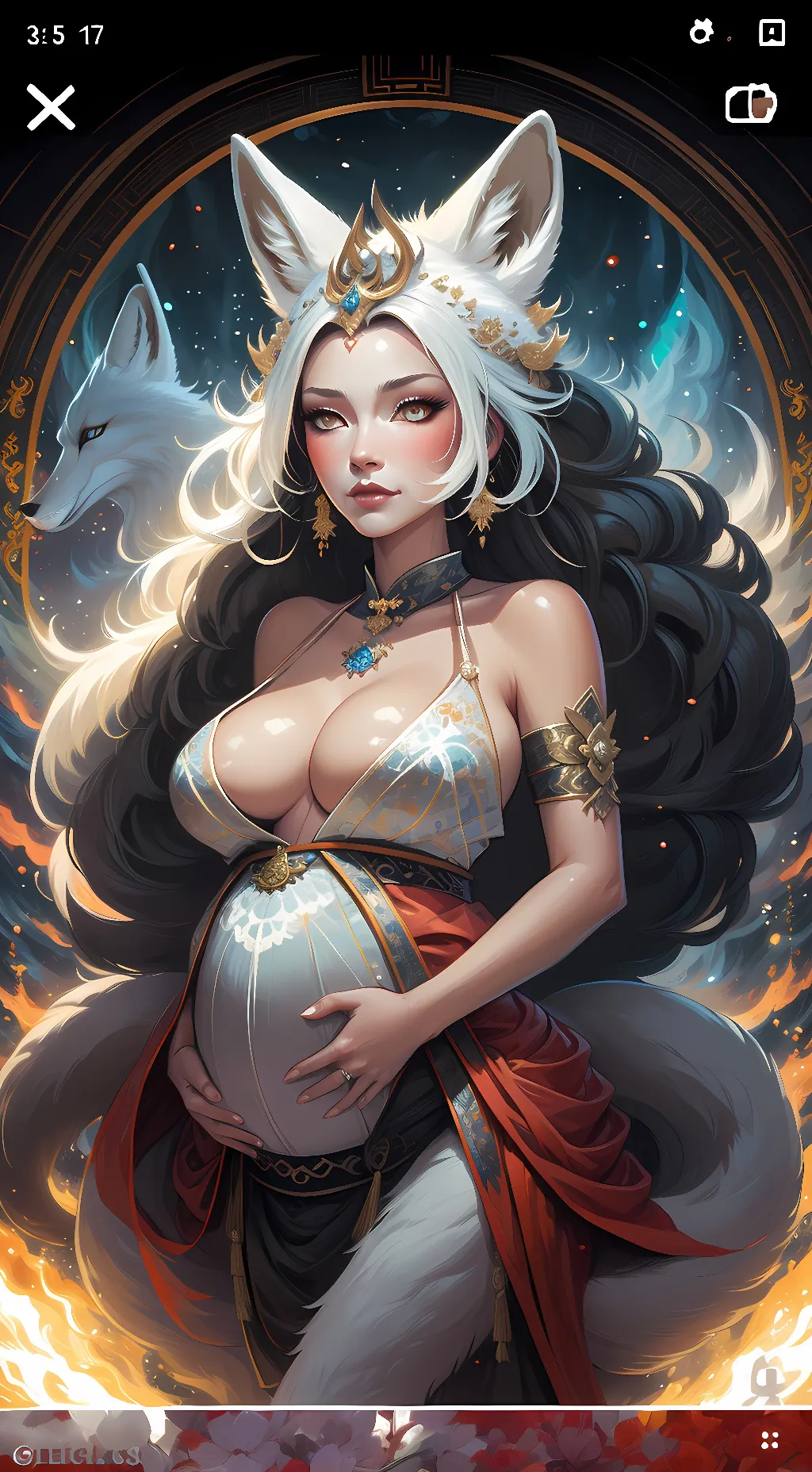 ai character: Zoey Wild background